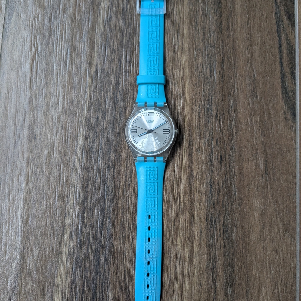 Swatch Athens Watch with Blue Strap